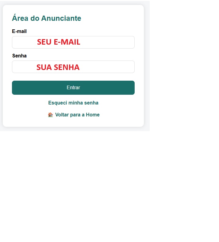 Tela de login